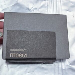 Nwt M0851 Mens Genuine Leather Bi Fold Wallet In Original Box ☑️